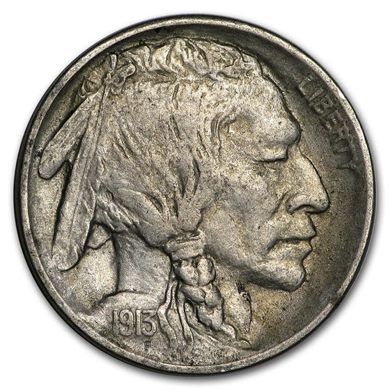 1913 Type-I Buffalo Nickel AU 1913 Type-I Buffalo Nickel AU